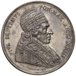 Pio VII (1800-1823) Medaglia 1822 ... 