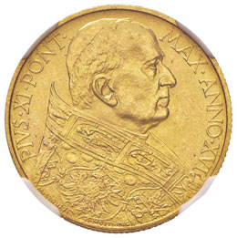 Pio XI (1922-1939) 100 Lire 1937 ... 
