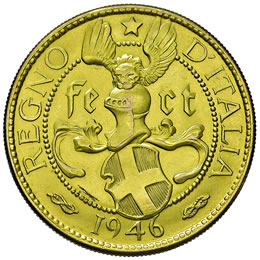 Medaglia 1946 – AU (g 31,10) RR ... 