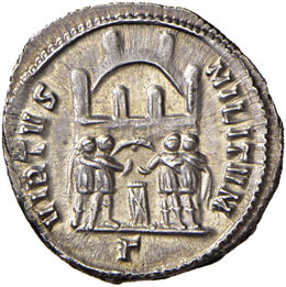 Costanzo II (305-307) Argenteo – ... 