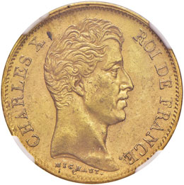 FRANCIA Carlo X (1824-1830) 40 ... 