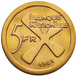 KATANGA 5 Franchi 1961 – Fr. 1 ... 