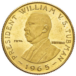 LIBERIA 12 Dollari 1965 – Fr. 5 ... 