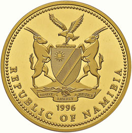 NAMIBIA  100 Dollari 1996 – Fr. ... 