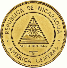 NICARAGUA 50 Cordobas 1967 – Fr. ... 