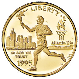 USA 5 Dollari 1995 Atlanta Games ... 