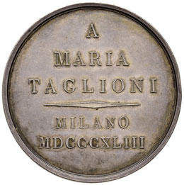 Maria Taglioni - Medaglia 1843 – ... 