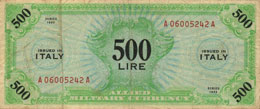 AM Lire – 500 Lire A 06005242 A ... 
