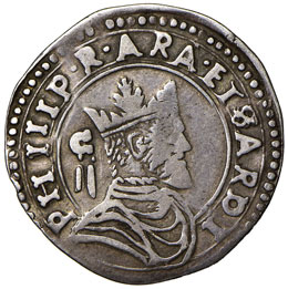 CAGLIARI Filippo II (1556-1598) 2 ... 
