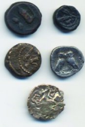 3 Monete greche di cui una in ... 