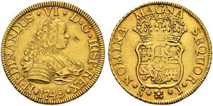 CHILE - Fernando VI. 1746-1760. 4 ... 