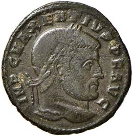 Massenzio (307-312) Follis (Ostia) ... 
