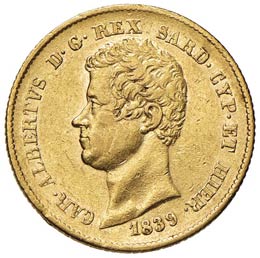 Carlo Alberto (1831-1849) 20 Lire ... 