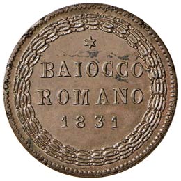 Gregorio XVI (1831-1846) Baiocco ... 