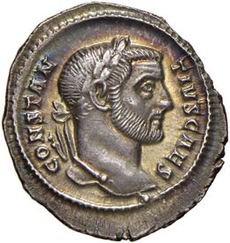 Costanzo II (293-305) Argenteo - ... 