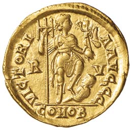 Onorio (383-408) Solido (Ravenna) ... 