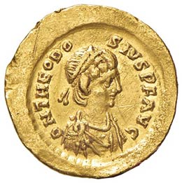 Teodosio II (408-450) Tremisse ... 