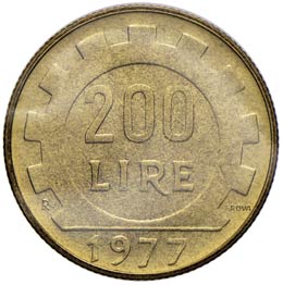 Repubblica italiana – 200 Lire ... 