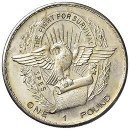 BIAFRA - Pound 1969 – KM 6 AG (g ... 