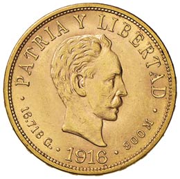 CUBA 10 Pesos 1916 – Fr. 3 AU (g ... 