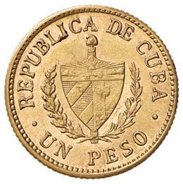 CUBA Peso 1916 – Fr. 7 AU (g ... 