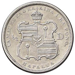 HAWAII Mezzo dollaro 1883 – AG ... 