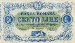 BANCONOTE Banca Romana - 100 Lire ... 