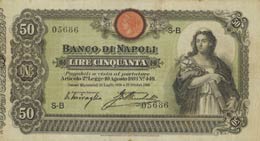 Banco di Napoli 50 Lire Industria ... 