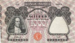 Banco di Napoli 1.000 Lire ... 