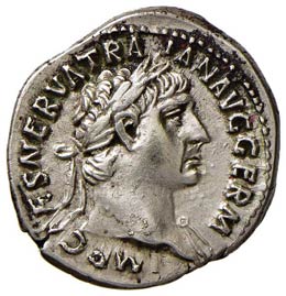 Traiano (98-117) Denario – Testa ... 