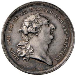 FRANCIA Medaglia 1793 Luigi XVI - ... 