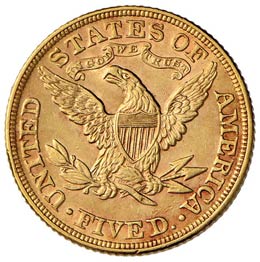 USA 5 Dollari 1893 - Fr. 143 AU (g ... 