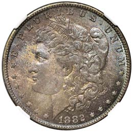 USA Dollaro 1882 O – AG In slab ... 