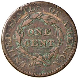 USA Cent 1825 - CU (g 10,50)