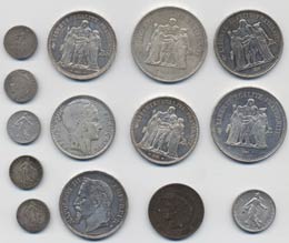 14 Monete di Francia quasi tutte ... 