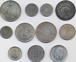 11 Monete del mondo arabo. Non si ... 