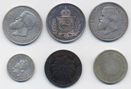 6 Monete del Brasile. Non si ... 