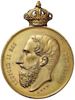 BELGIO Leopoldo II Medaglia - ... 