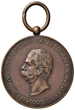 Umberto I - Medaglia 1898 - AE (g ... 
