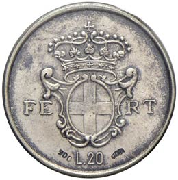 Umberto II - 20 Lire o Medaglia ... 