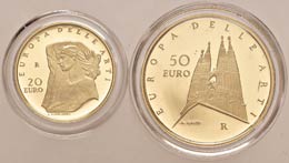 Repubblica italiana - 50 e 20 Euro ... 