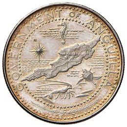ANGUILLA Dollaro 1970 - AG (g 7,13)