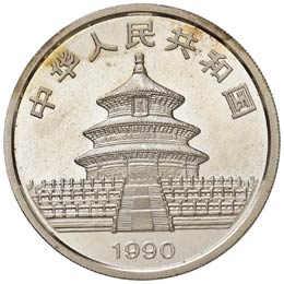 CINA Yuan 1990 - AG (g 31,25)      