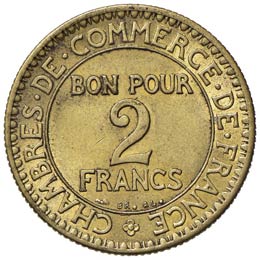 FRANCIA 2 Franchi 1921 - Gad. 533 ... 