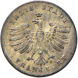 GERMANIA Francoforte Kreuzer 1850 ... 
