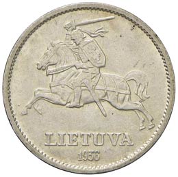 LITUANIA 10 Litu 1936 - KM 83 AG ... 