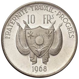 NIGER 10 Franchi 1968 - AG (g ... 