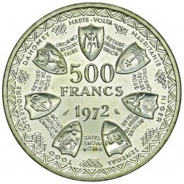 WEST AFRICAN STATES - 500 Franchi ... 