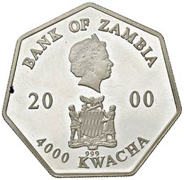 ZAMBIA 2.000 Kwacha 2000 - AG (g ... 