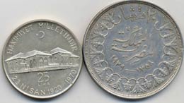 Lotto di 2 monete: Egitto e ... 